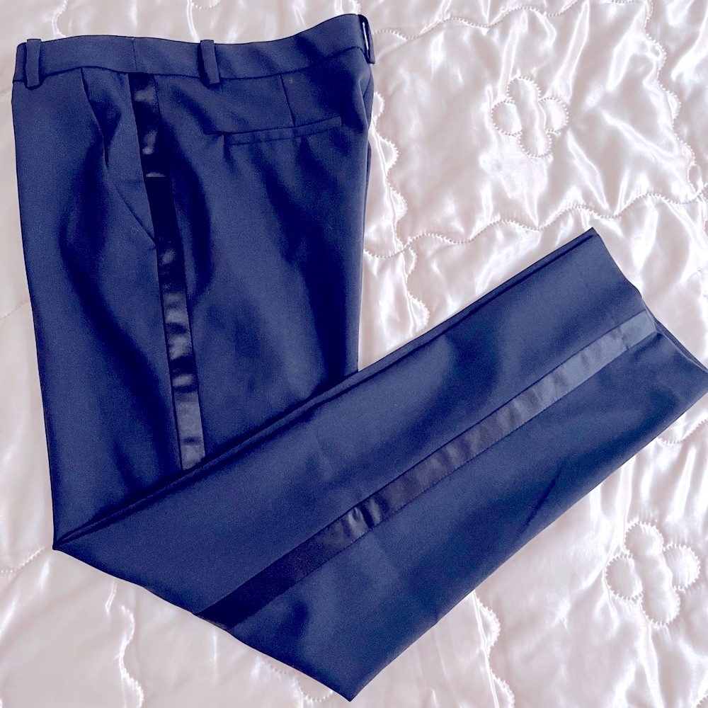 Maje Black Tuxedo Pants